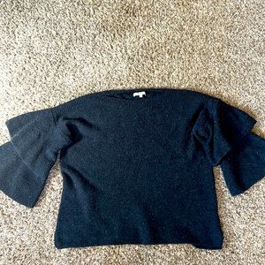 Madewell Tier-Sleeve Pullover Sweater in Coziest Yarn